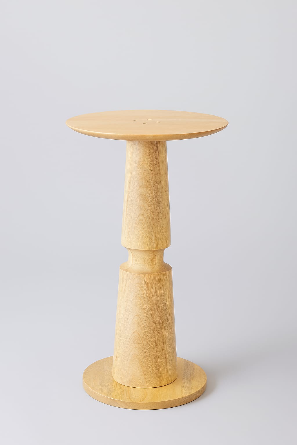 Golden Maple Pedestal Table